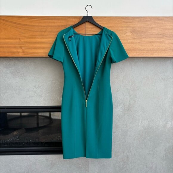 BADGLEY MISCHKA Flutter Sleeve Sheath Dress, Size 4 - Picture 11 of 12